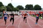Junior boys 100 metres, English Schools Track and Field. Photo: David T. Hewitson/Sports for All Pics